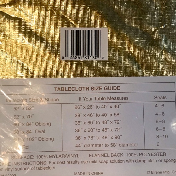 70” ROUND Table Linens Bundle - Picture 9 of 13